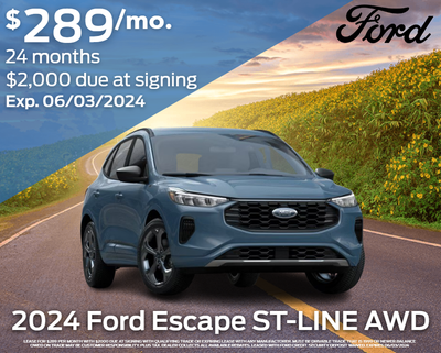 2024 Ford Escape ST LINE AWD 300A