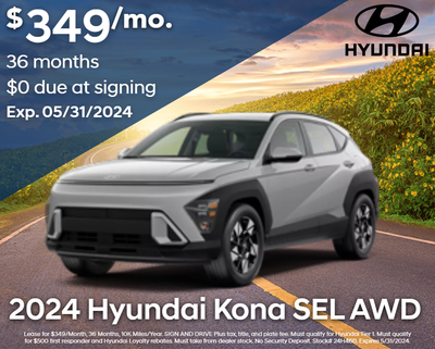 2024 Hyundai Kona SEL AWD Standard Pkg.