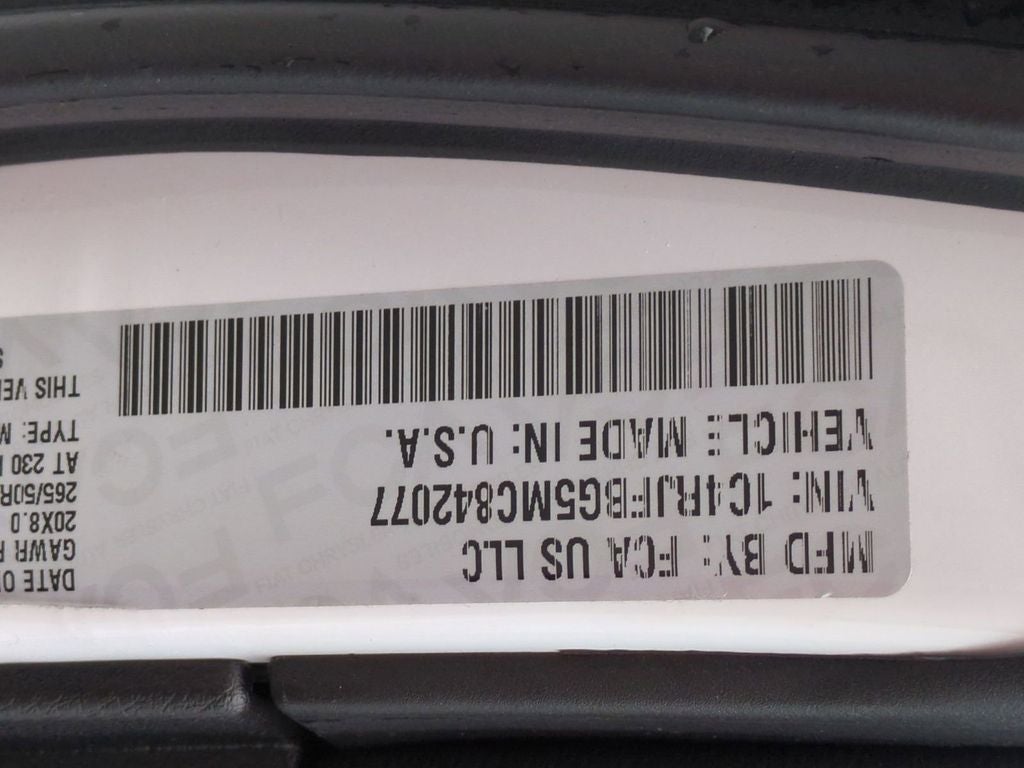 2021 Jeep Grand Cherokee 80th Anniversary Edition