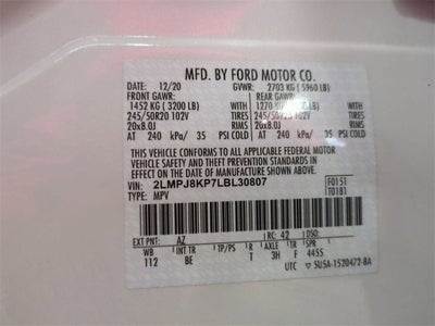 2020 Lincoln Nautilus Reserve