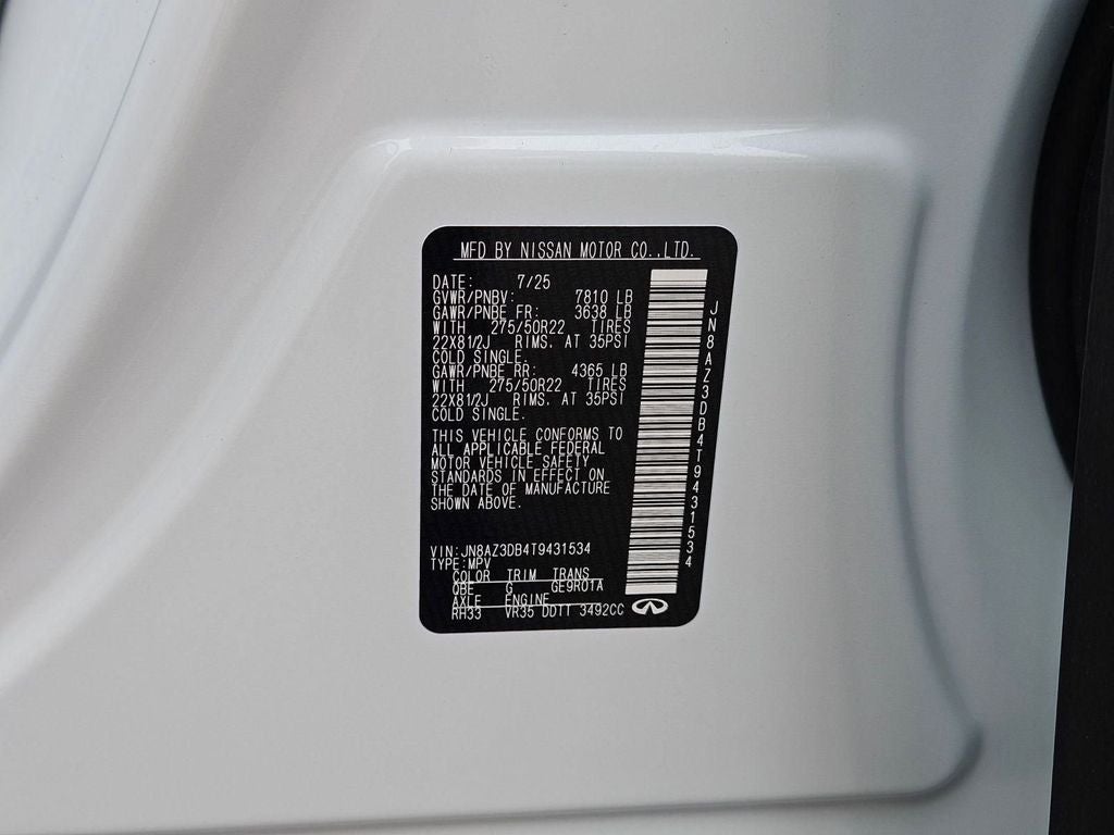 2026 INFINITI QX80 SPORT