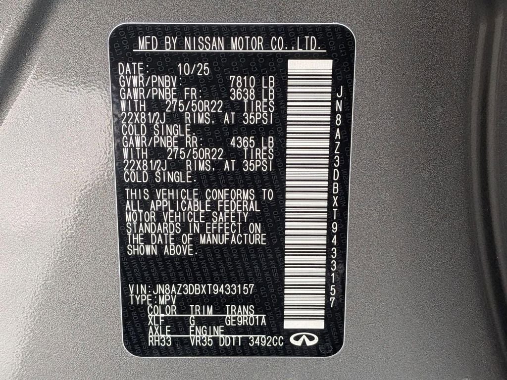 2026 INFINITI QX80 SPORT