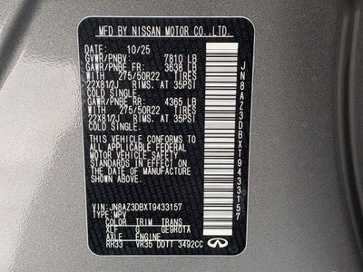 2026 INFINITI QX80 SPORT