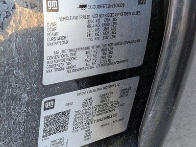 2022 Chevrolet Silverado 1500 4WD Crew Cab Short Bed RST