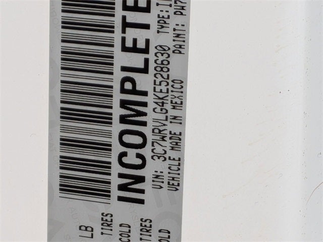 2019 RAM ProMaster 3500 Cutaway Low Roof