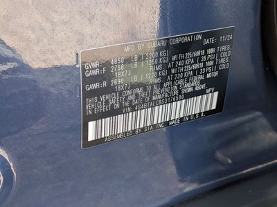 2025 Subaru Outback Onyx Edition