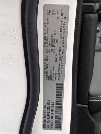 2025 Jeep Grand Cherokee GRAND CHEROKEE ALTITUDE X 4X4