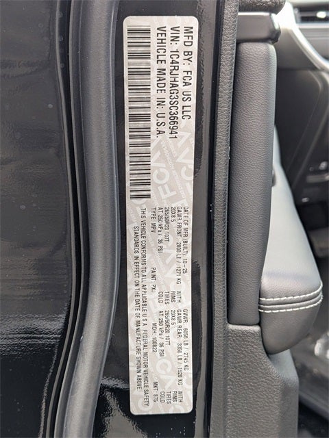 2025 Jeep Grand Cherokee GRAND CHEROKEE ALTITUDE X 4X4