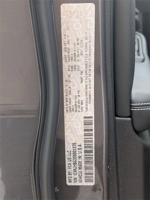 2025 Jeep Grand Cherokee GRAND CHEROKEE LIMITED 4X4