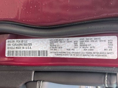 2026 Jeep Grand Cherokee GRAND CHEROKEE L LIMITED RESERVE 4X4