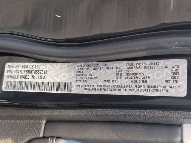 2026 Jeep Grand Cherokee L GRAND CHEROKEE L LIMITED 4X4