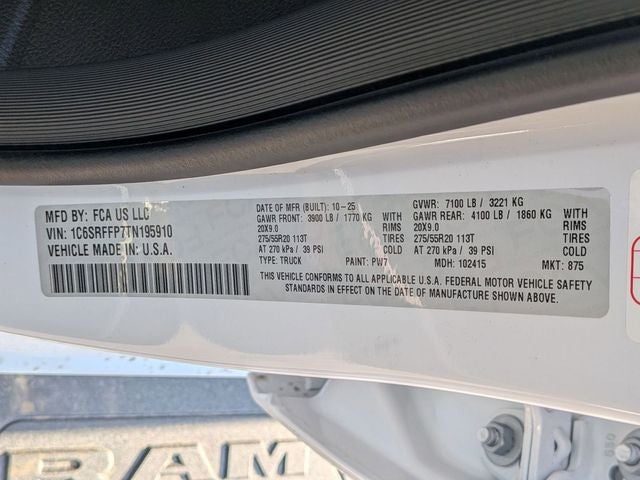 2026 RAM Ram 1500 RAM 1500 BIG HORN CREW CAB 4X4 5'7' BOX