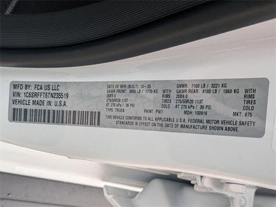 2026 RAM Ram 1500 RAM 1500 BIG HORN CREW CAB 4X4 5'7' BOX