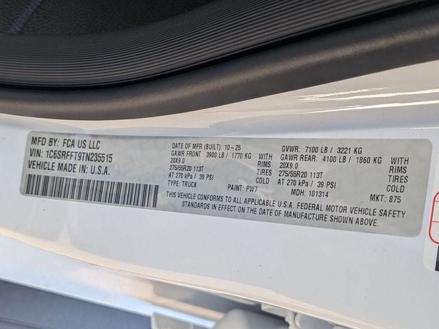 2026 RAM Ram 1500 RAM 1500 BIG HORN CREW CAB 4X4 5'7' BOX