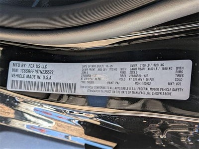 2026 RAM Ram 1500 RAM 1500 BIG HORN CREW CAB 4X4 5'7' BOX