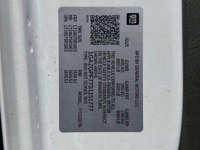 2025 Chevrolet Express Passenger RWD 3500 Extended Wheelbase LT