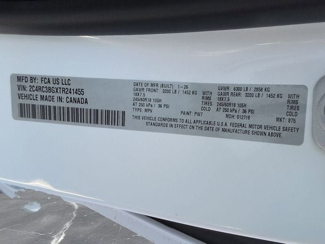 2026 Chrysler Pacifica PACIFICA SELECT AWD