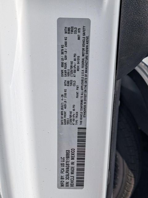 2026 RAM Ram ProMaster RAM PROMASTER 1500 TRADESMAN CARGO VAN LOW ROOF 136' WB