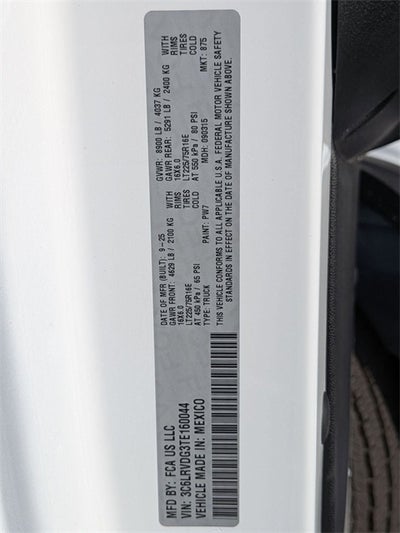 2026 RAM Ram ProMaster RAM PROMASTER 2500 TRADESMAN CARGO VAN HIGH ROOF 159' WB