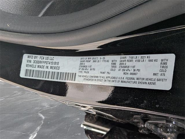 2026 RAM Ram 1500 RAM 1500 BIG HORN CREW CAB 4X4 5'7' BOX