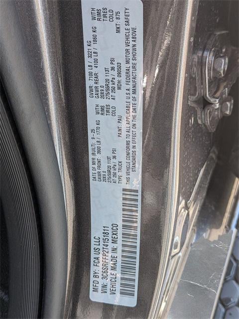 2026 RAM Ram 1500 RAM 1500 BIG HORN CREW CAB 4X4 5'7' BOX