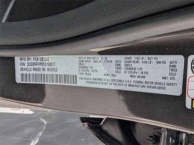 2026 RAM Ram 1500 RAM 1500 BIG HORN CREW CAB 4X4 5'7' BOX