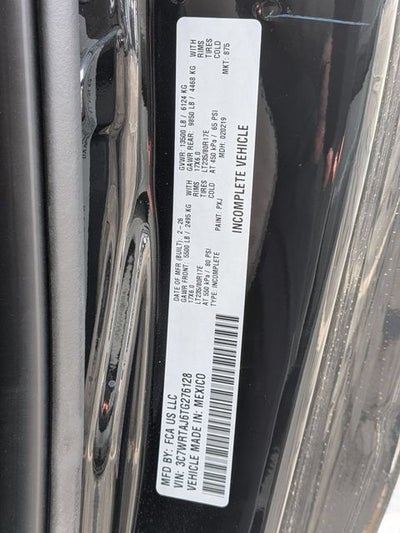 2026 RAM Ram 3500 Chassis Cab RAM 3500 TRADESMAN CHASSIS REGULAR CAB 4X4 60' CA