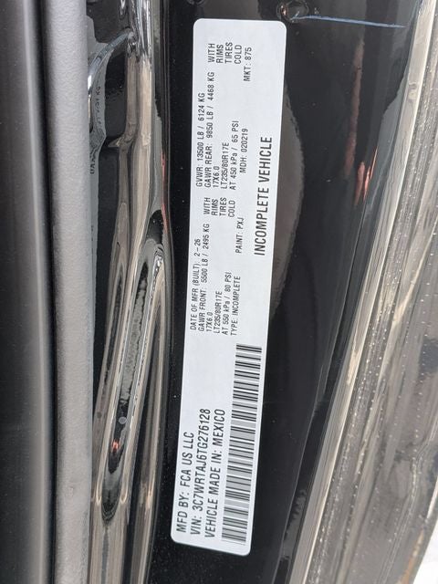 2026 RAM Ram 3500 Chassis Cab RAM 3500 TRADESMAN CHASSIS REGULAR CAB 4X4 60' CA