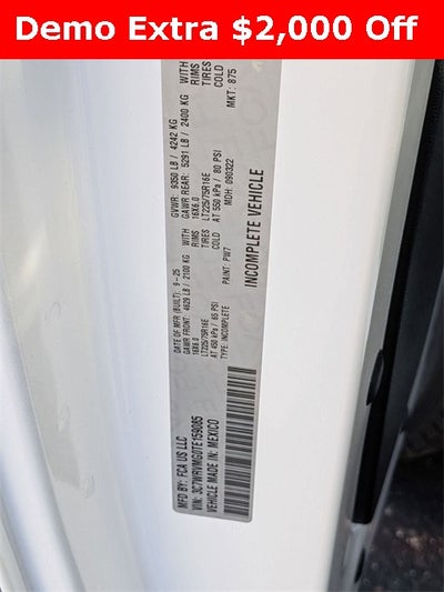 2026 RAM Ram ProMaster RAM PROMASTER 3500 TRADESMAN CUTAWAY 159' WB EXT / 104' CA