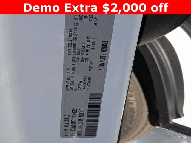 2026 RAM Ram ProMaster RAM PROMASTER 3500 TRADESMAN CUTAWAY 159' WB EXT / 104' CA