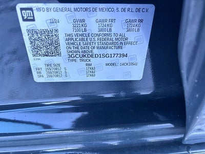 2025 Chevrolet Silverado 1500 4WD Crew Cab Standard Bed LT