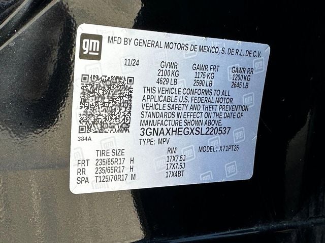 2025 Chevrolet Equinox FWD LT