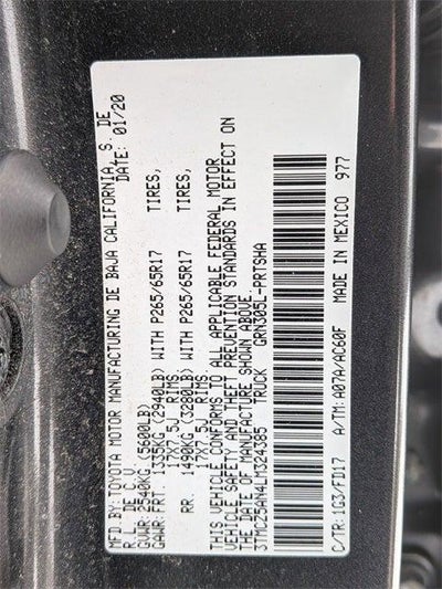 2020 Toyota Tacoma TRD Sport