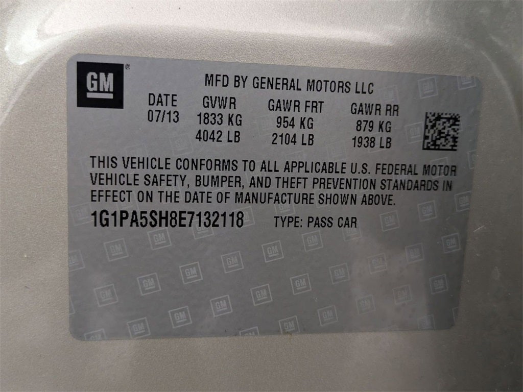 2014 Chevrolet Cruze LS Auto