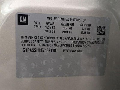 2014 Chevrolet Cruze LS Auto