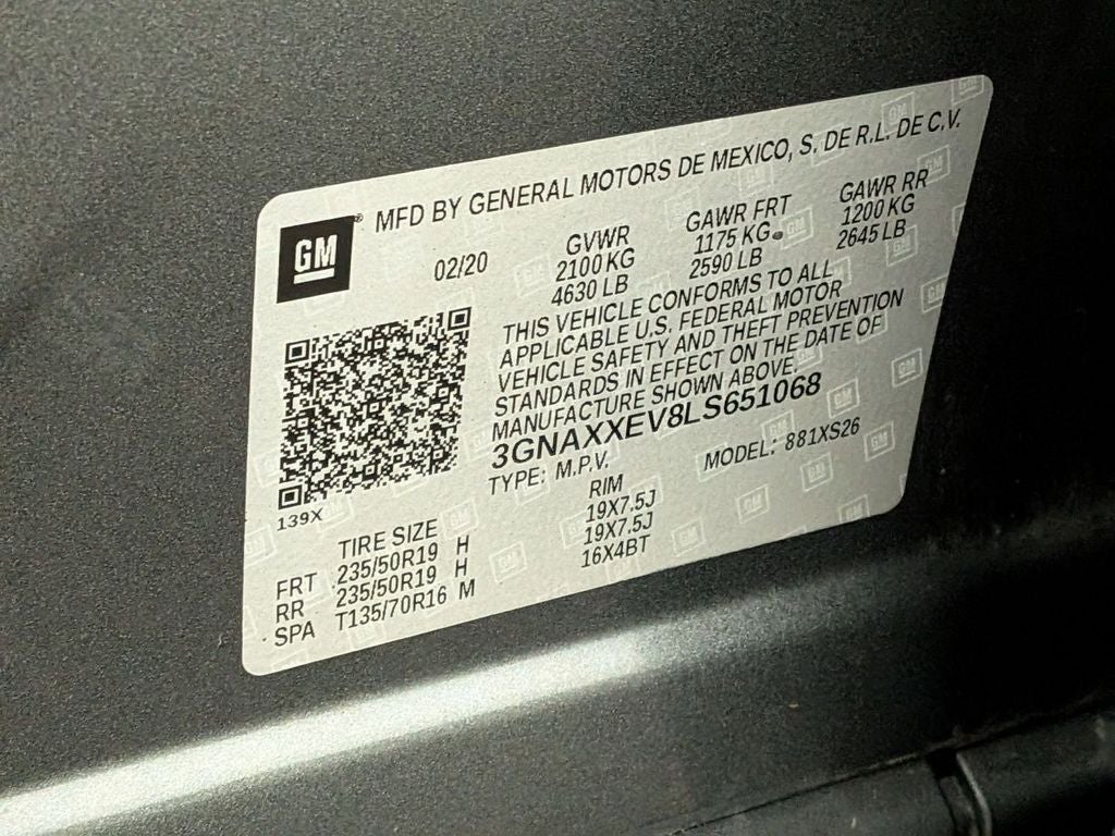 2020 Chevrolet Equinox AWD Premier 1.5L Turbo