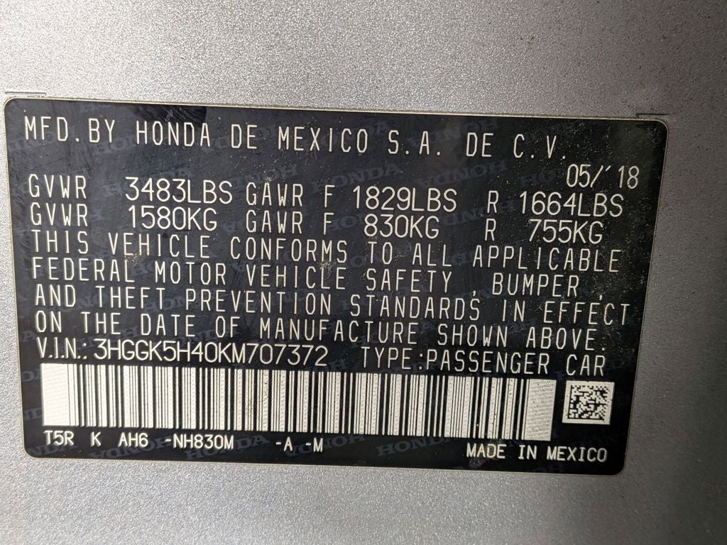 2019 Honda Fit LX