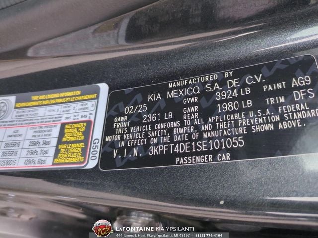 2025 Kia K4 LXS