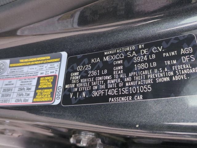 2025 Kia K4 LXS
