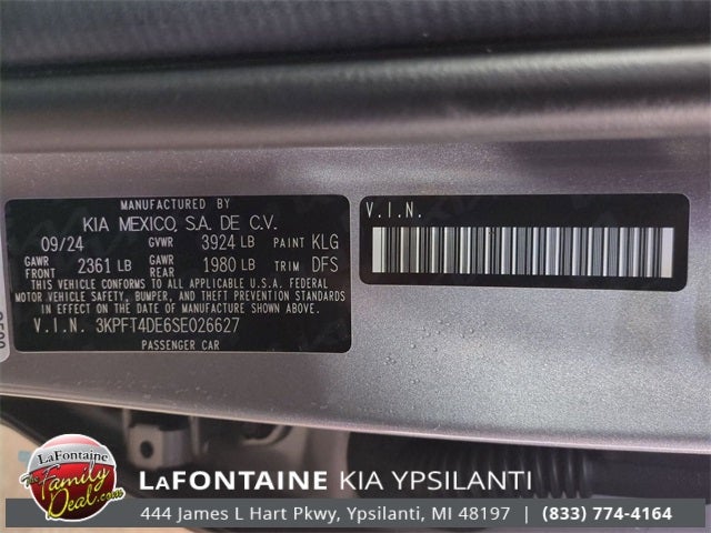 2025 Kia K4 LXS