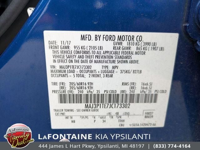 2018 Ford EcoSport SE