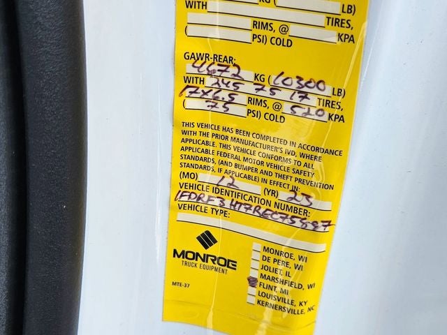 2024 Ford F-350SD XL DRW 169" WB / 84" C/A