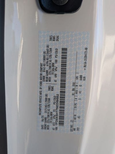 2025 Ford F-550SD XL 11' SERVICE BODY