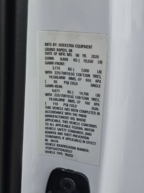 2026 Ford F-550SD XL DRW