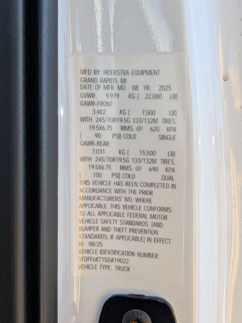 2025 Ford F-600SD XL 16' FLATBED