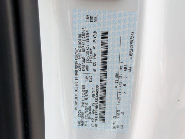 2025 Ford F-450SD XL PLATFORM