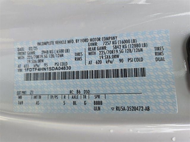 2025 Ford F-450SD XL PLATFORM