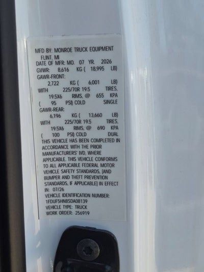 2025 Ford F-550SD XL DRW