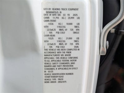 2025 Ford F-750SD Base 10' Chrysteel Dump