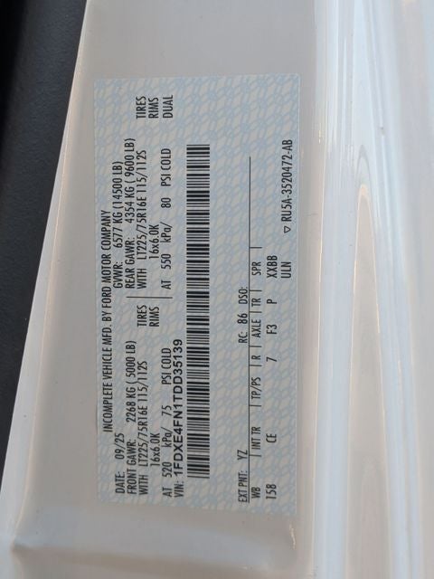 2026 Ford E-450SD Base